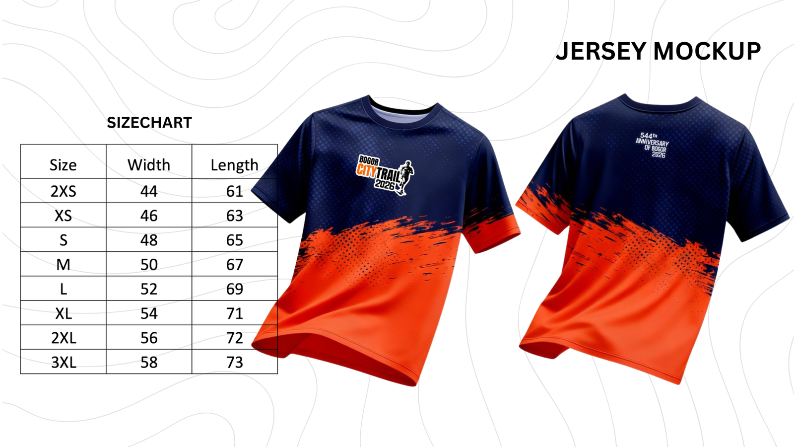 bct26 jersey size chart 21k